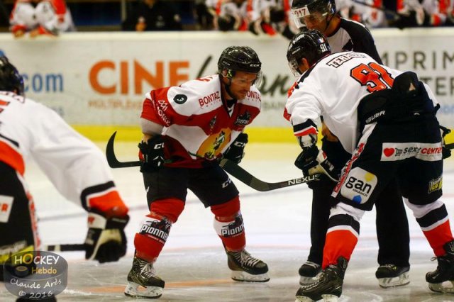 Photo hockey match Chamonix / Morzine - Bordeaux le 16/09/2016