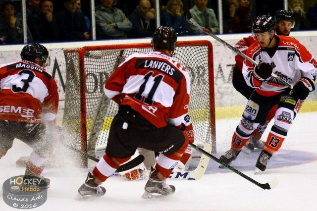 Photo hockey match Chamonix / Morzine - Bordeaux le 16/09/2016