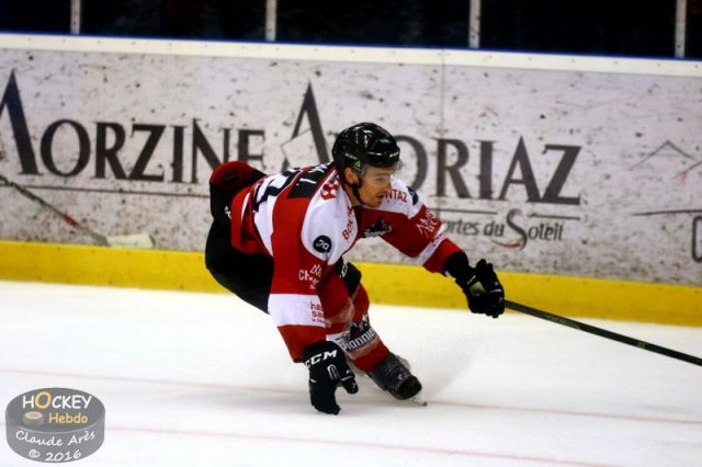 Photo hockey match Chamonix / Morzine - Bordeaux le 16/09/2016