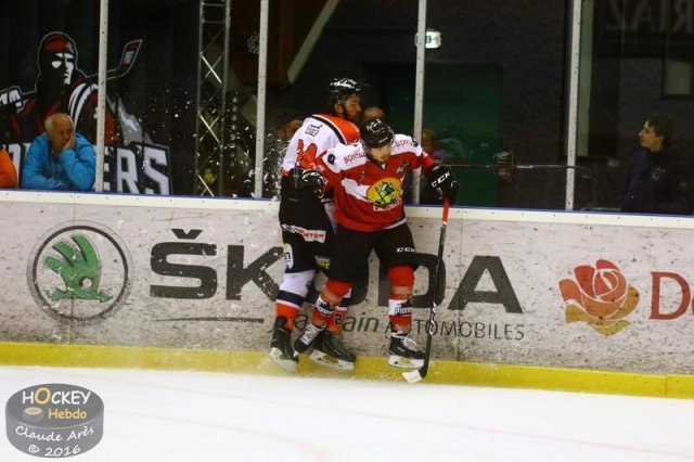 Photo hockey match Chamonix / Morzine - Bordeaux le 16/09/2016