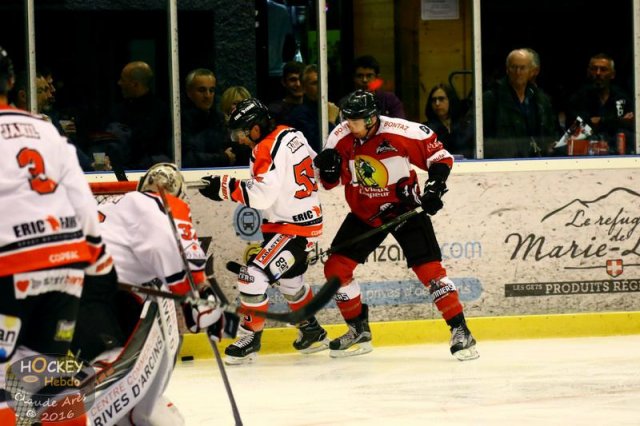 Photo hockey match Chamonix / Morzine - Bordeaux le 16/09/2016