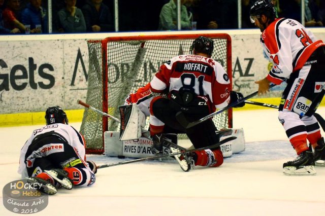 Photo hockey match Chamonix / Morzine - Bordeaux le 16/09/2016