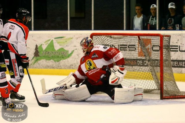 Photo hockey match Chamonix / Morzine - Bordeaux le 16/09/2016