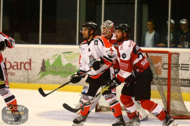 Photo hockey match Chamonix / Morzine - Bordeaux le 16/09/2016