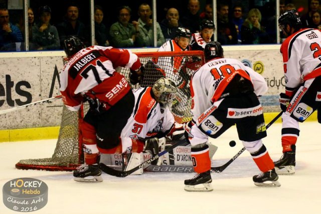 Photo hockey match Chamonix / Morzine - Bordeaux le 16/09/2016