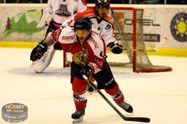 Photo hockey match Chamonix / Morzine - Bordeaux le 16/09/2016