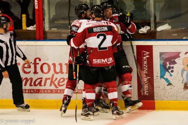 Photo hockey match Chamonix / Morzine - Bordeaux le 16/09/2016