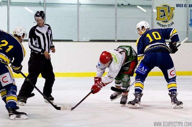 Photo hockey match Evry / Viry - Cergy-Pontoise le 17/09/2016