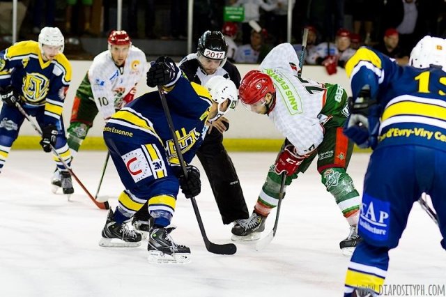 Photo hockey match Evry / Viry - Cergy-Pontoise le 17/09/2016