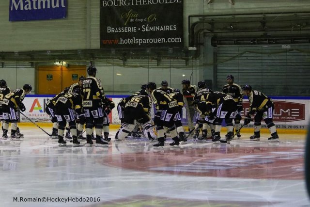 Photo hockey match Rouen - Lyon le 20/09/2016