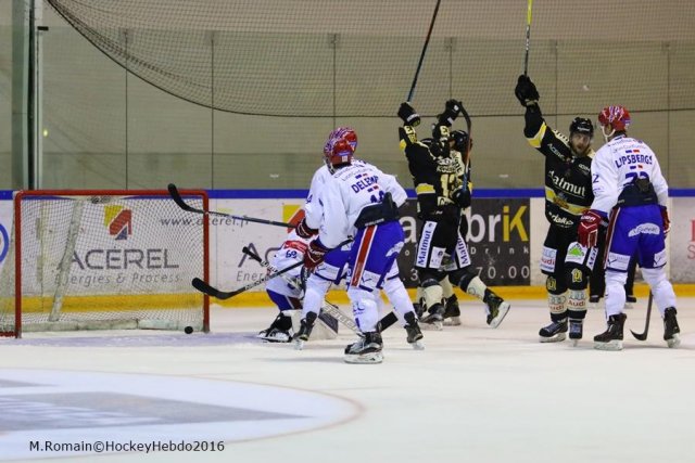 Photo hockey match Rouen - Lyon le 20/09/2016