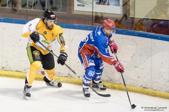 Photo hockey match Lyon - Strasbourg  le 23/09/2016