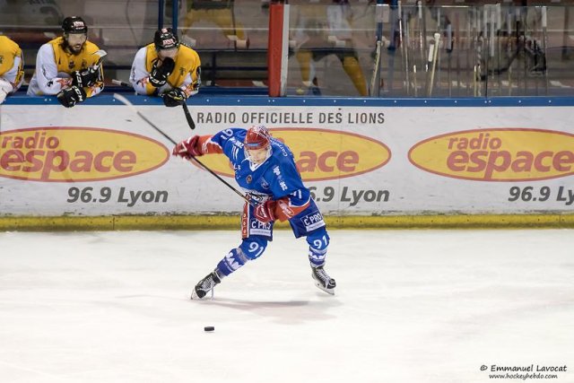 Photo hockey match Lyon - Strasbourg  le 23/09/2016