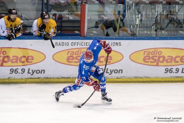 Photo hockey match Lyon - Strasbourg  le 23/09/2016