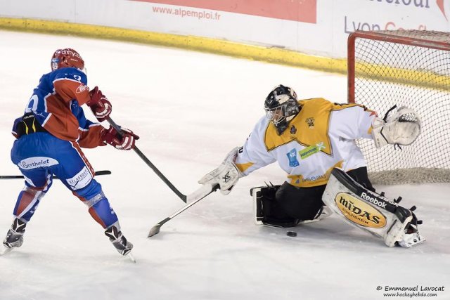 Photo hockey match Lyon - Strasbourg  le 23/09/2016