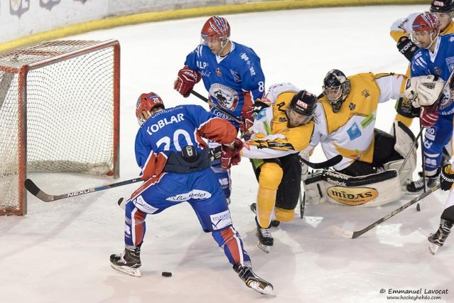Photo hockey match Lyon - Strasbourg  le 23/09/2016