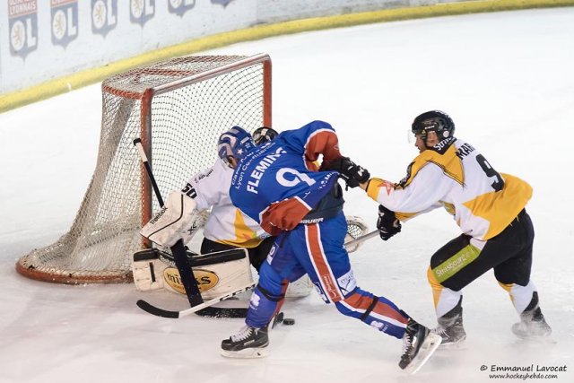 Photo hockey match Lyon - Strasbourg  le 23/09/2016