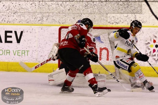 Photo hockey match Chamonix / Morzine - Rouen le 23/09/2016