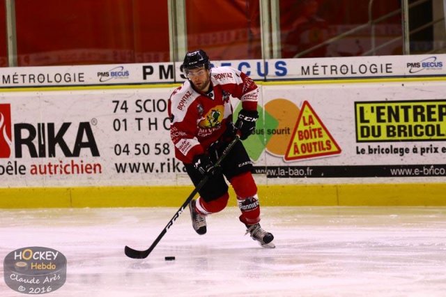Photo hockey match Chamonix / Morzine - Rouen le 23/09/2016
