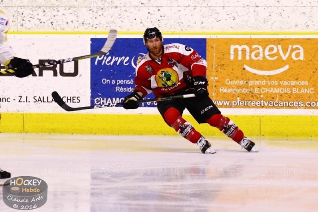 Photo hockey match Chamonix / Morzine - Rouen le 23/09/2016