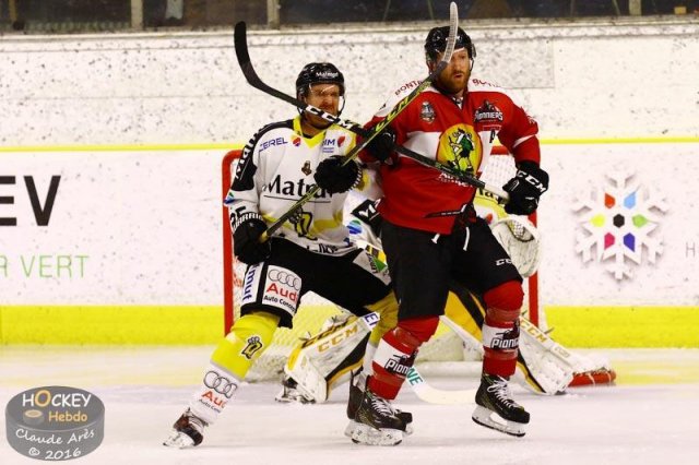 Photo hockey match Chamonix / Morzine - Rouen le 23/09/2016
