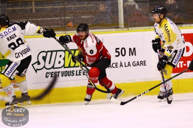Photo hockey match Chamonix / Morzine - Rouen le 23/09/2016