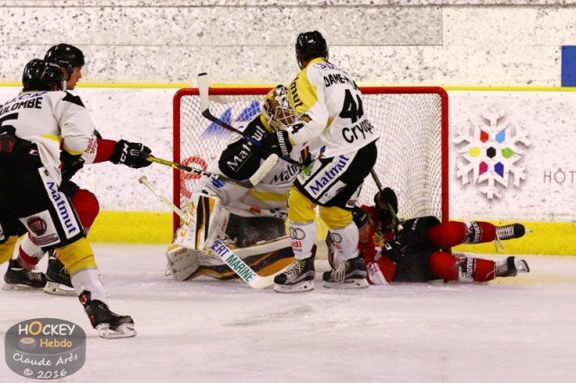Photo hockey match Chamonix / Morzine - Rouen le 23/09/2016