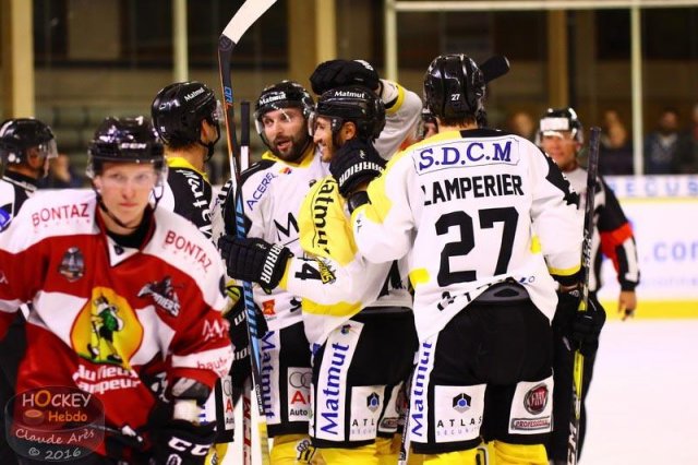 Photo hockey match Chamonix / Morzine - Rouen le 23/09/2016