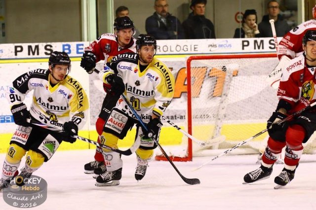 Photo hockey match Chamonix / Morzine - Rouen le 23/09/2016
