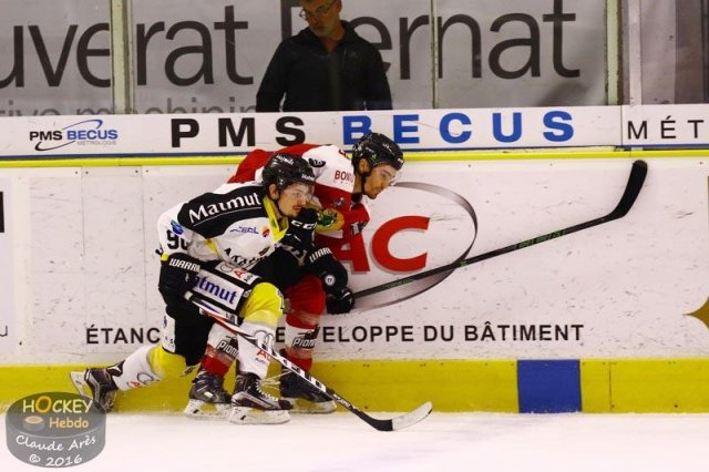 Photo hockey match Chamonix / Morzine - Rouen le 23/09/2016