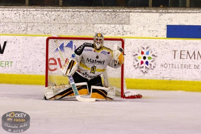 Photo hockey match Chamonix / Morzine - Rouen le 23/09/2016
