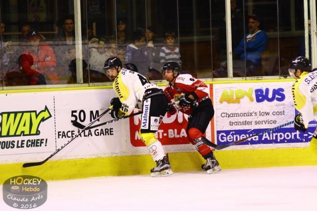 Photo hockey match Chamonix / Morzine - Rouen le 23/09/2016