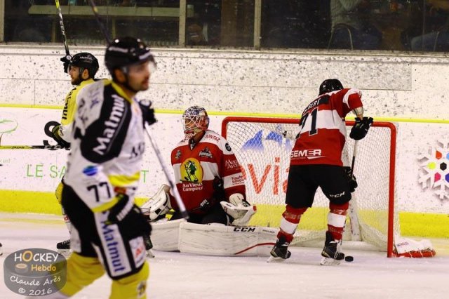 Photo hockey match Chamonix / Morzine - Rouen le 23/09/2016