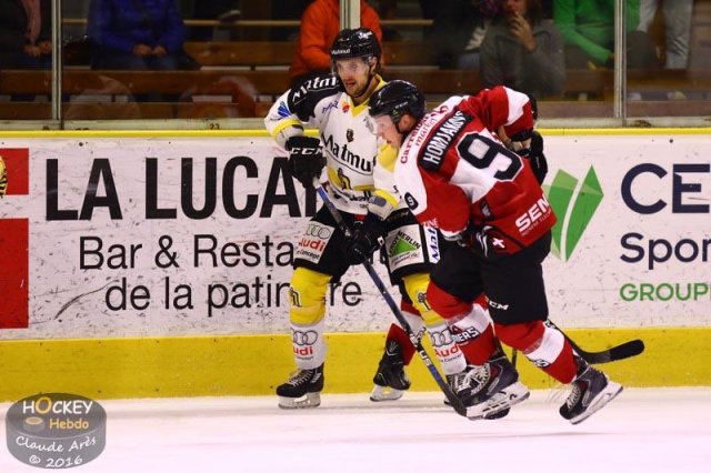 Photo hockey match Chamonix / Morzine - Rouen le 23/09/2016