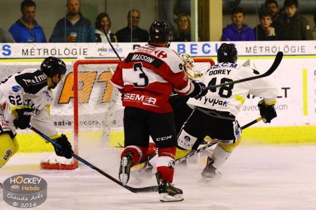 Photo hockey match Chamonix / Morzine - Rouen le 23/09/2016