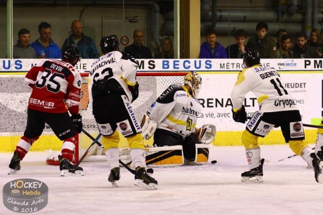 Photo hockey match Chamonix / Morzine - Rouen le 23/09/2016