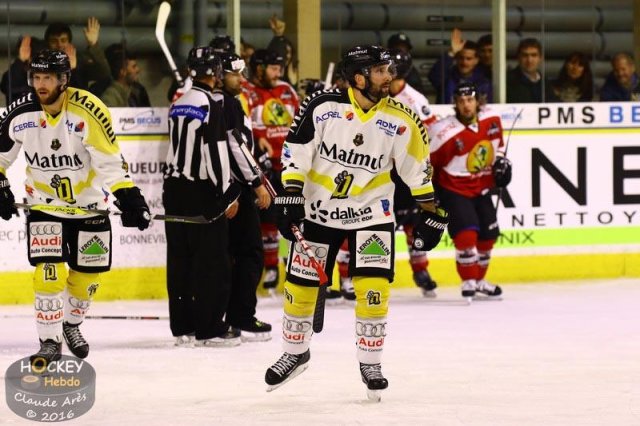 Photo hockey match Chamonix / Morzine - Rouen le 23/09/2016