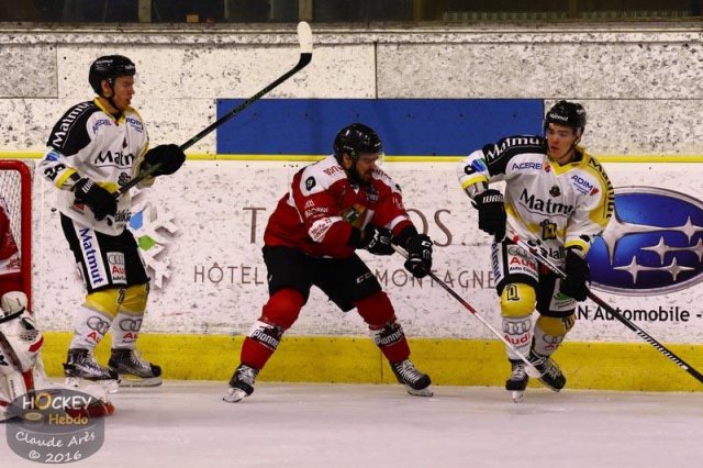 Photo hockey match Chamonix / Morzine - Rouen le 23/09/2016