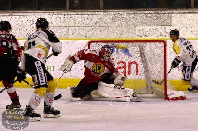 Photo hockey match Chamonix / Morzine - Rouen le 23/09/2016