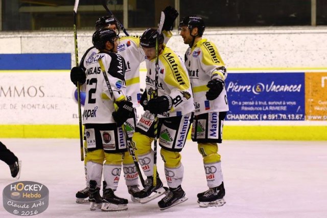 Photo hockey match Chamonix / Morzine - Rouen le 23/09/2016