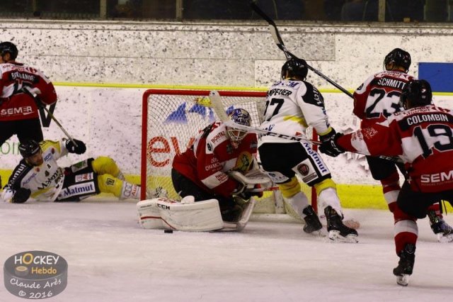 Photo hockey match Chamonix / Morzine - Rouen le 23/09/2016