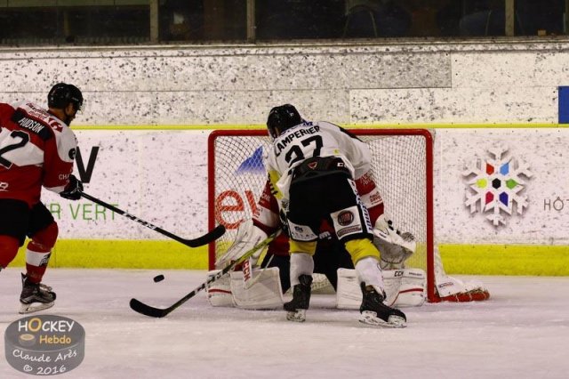 Photo hockey match Chamonix / Morzine - Rouen le 23/09/2016