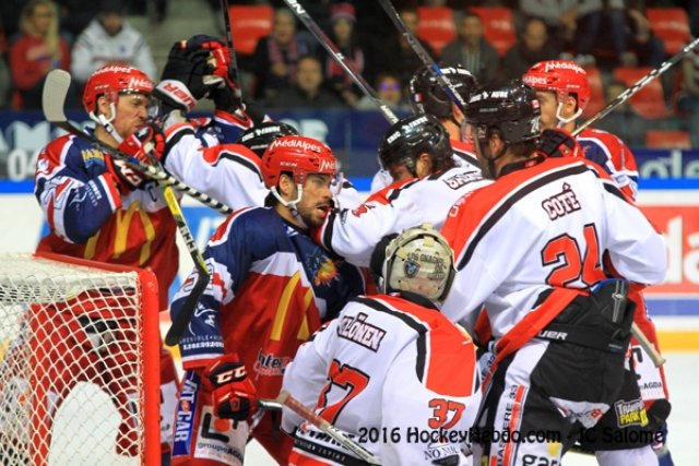 Photo hockey match Grenoble  - Bordeaux le 23/09/2016