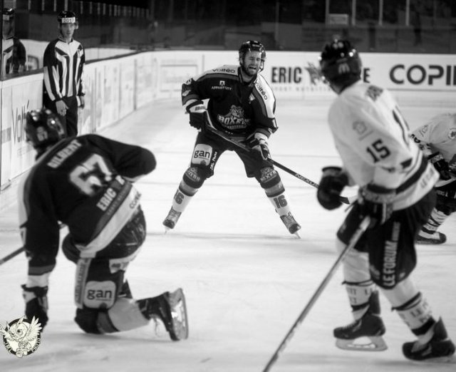 Photo hockey match Bordeaux - Amiens  le 20/09/2016