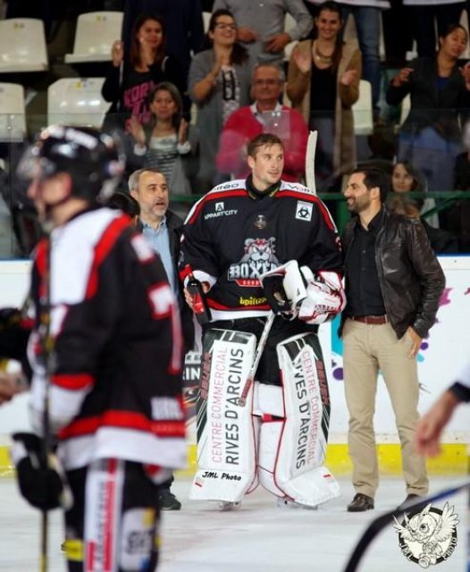 Photo hockey match Bordeaux - Amiens  le 20/09/2016