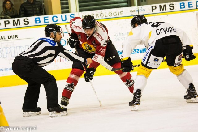 Photo hockey match Chamonix / Morzine - Rouen le 23/09/2016