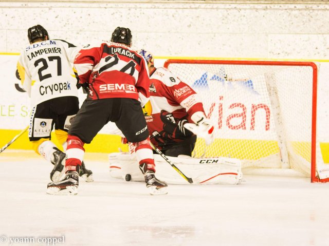 Photo hockey match Chamonix / Morzine - Rouen le 23/09/2016