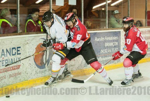 Photo hockey match Briançon  - Brest  le 24/09/2016