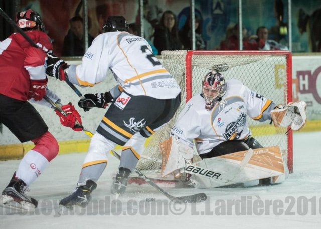 Photo hockey match Briançon  - Brest  le 24/09/2016