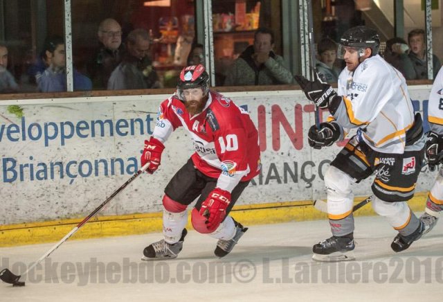 Photo hockey match Briançon  - Brest  le 24/09/2016